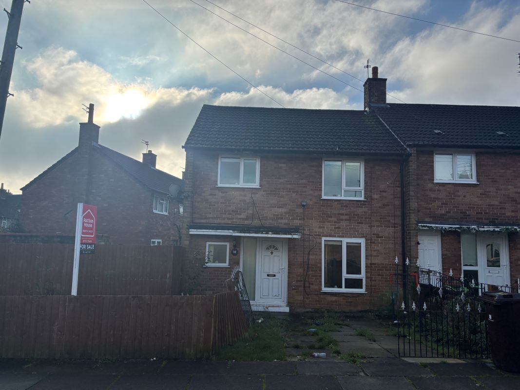 Property for Auction in North West - 18 Gloucester Road Huyton, Liverpool, Merseyside, L36 1XX