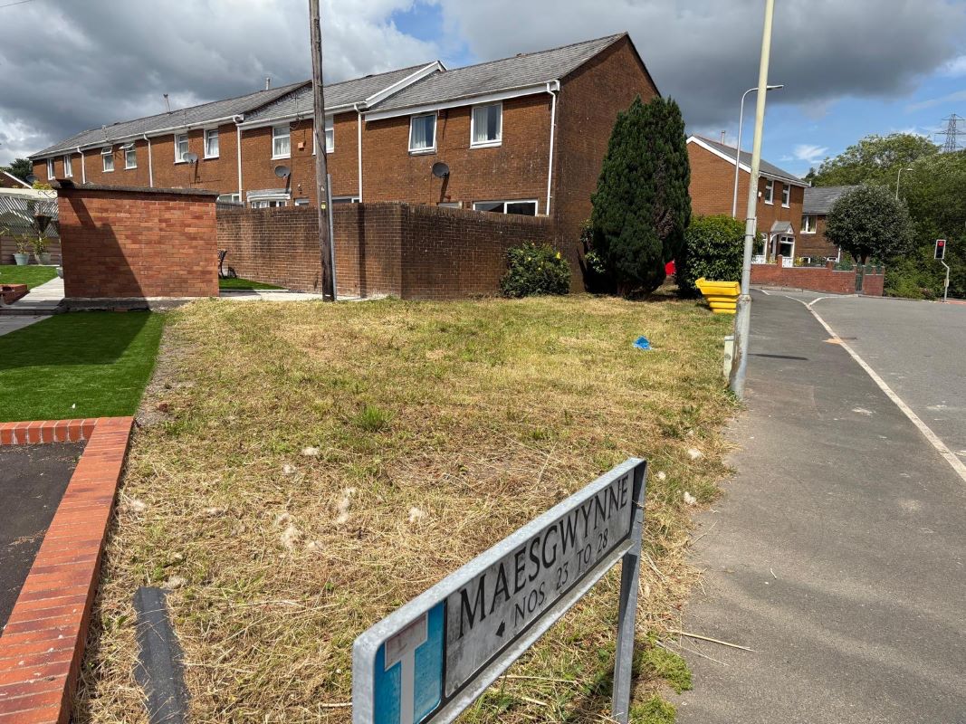 Property for Auction in Wales - Land adjacent to 28 Maesgwynne Cefn Coed, Merthyr Tydfil, Mid Glamorgan, CF48 2SB