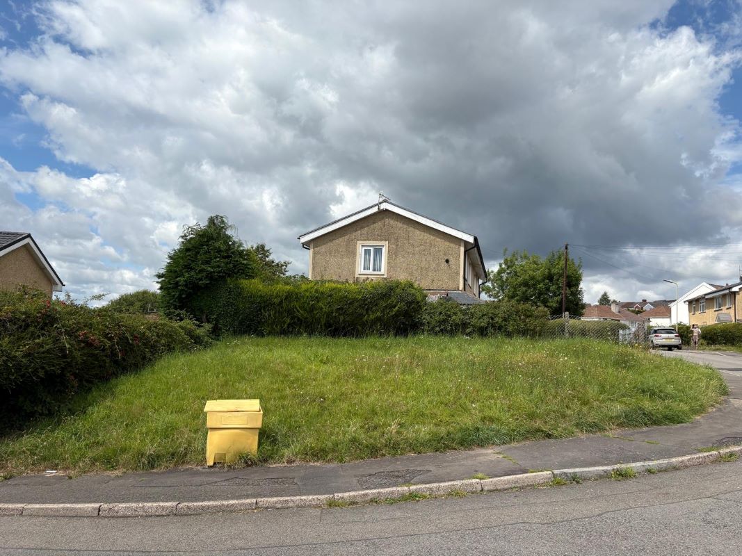 Property for Auction in Wales - land between 6 & 8 Aneurin Crescent, Merthyr Tydfil, Mid Glamorgan, CF47 0TB