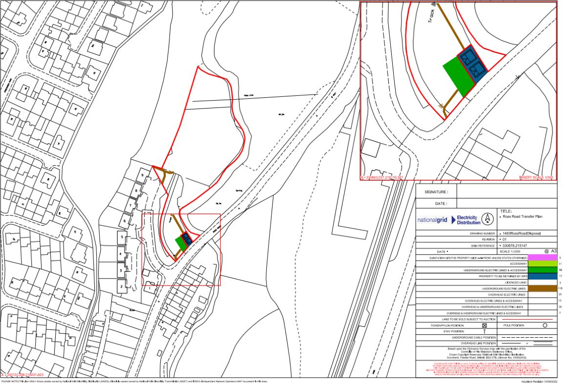 Property for Auction in Wales - Land at Ross Road, Abergavenny, Gwent, NP7 5LT