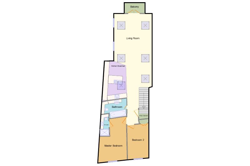 Flat 2, 31 Saltisford, Warwick, Warwickshire, CV34 4TD