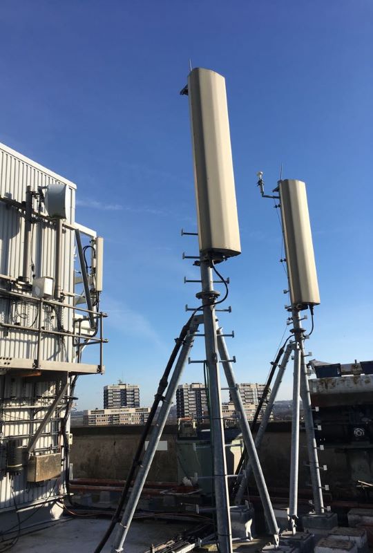 Rooftop Telecoms Mast at Tameway Tower, Bridge Street, Walsall, West Midlands, WS1 1JZ