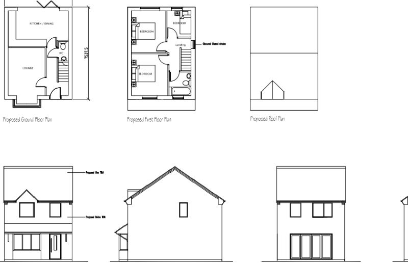 Land adjacent to 2 Pine Walk, Castle Gresley, Swadlincote, DE11 9JW