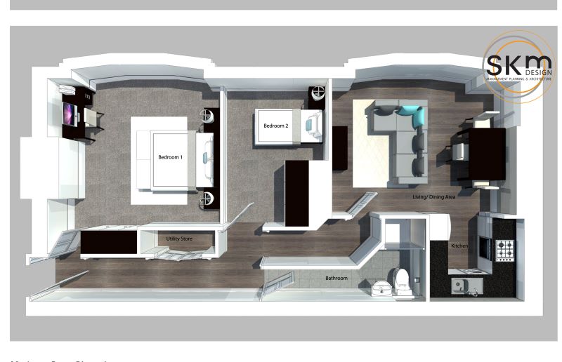Flat 2B, 1 Market Place, Newark, Nottinghamshire, NG24 1DY