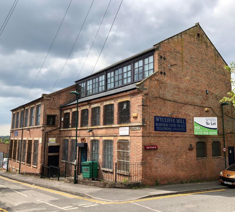 Wycliffe Mill Business Centre, Wycliffe Street, Nottingham, NG7 7JB