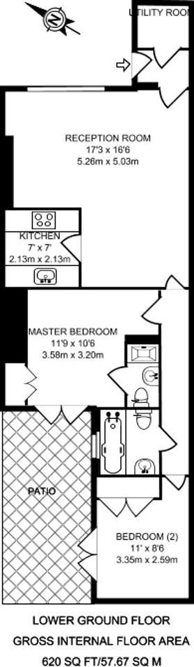 Flat 2 Victoria Court, 17-19 Kempsford Gardens, London, SW5 9LA