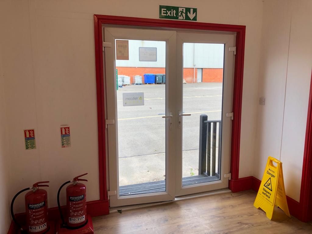 Modular Office Building, Stored at Mile End Road, Colwick, Nottingham, NG4 2DW