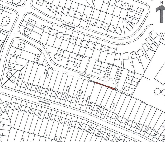 Land at, Litchfield Rise, Arnold, Nottingham, NG5 8HU