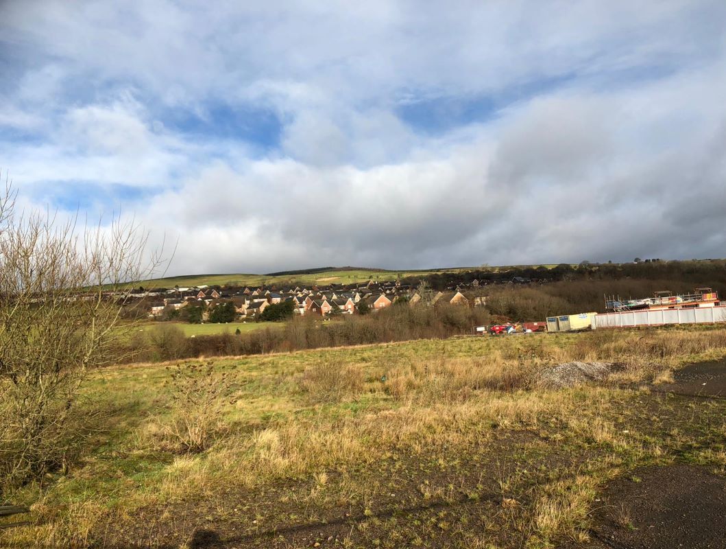 Land & Pond to the South of the Park Eirin Estate, Tonyrefail, Porth, Mid Glamorgan, CF39 8JA