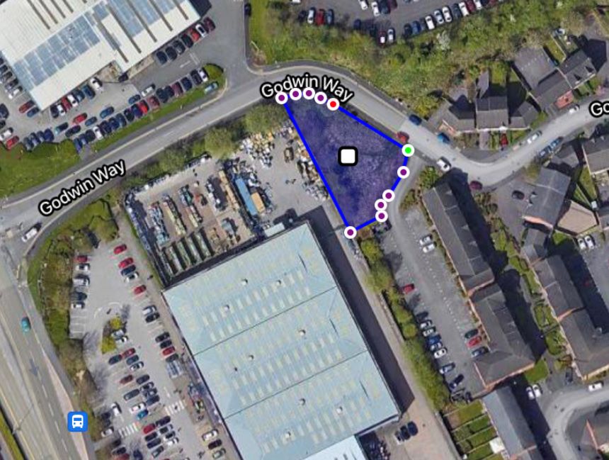 Land at, Godwin Way, Stoke-on-Trent, ST4 6JP