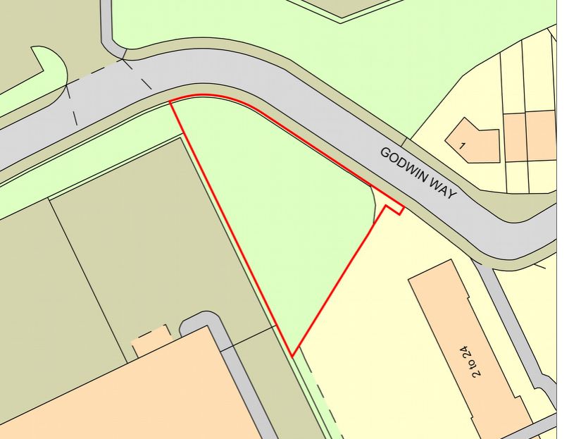 Land at, Godwin Way, Stoke-on-Trent, ST4 6JP