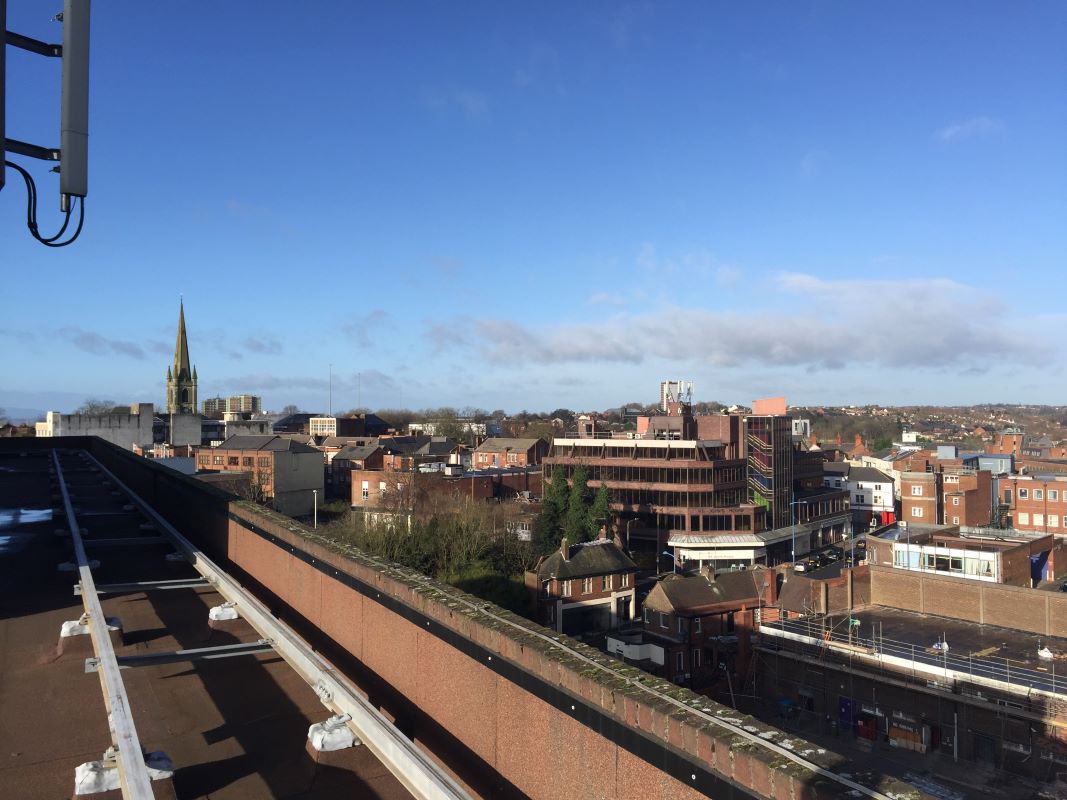 Rooftop Telecoms Mast, Castle Court, Dudley, West Midlands, DY2 8PG
