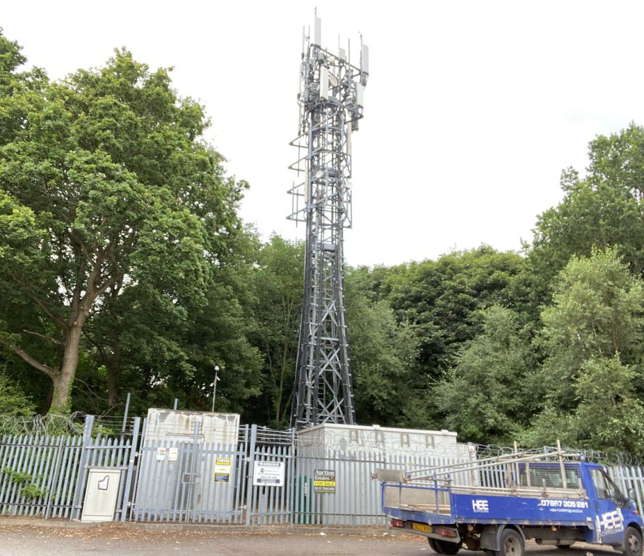 Telecommunications Mast, Churchfield Court, Bewcastle Road, Nottingham, NG5 9JL