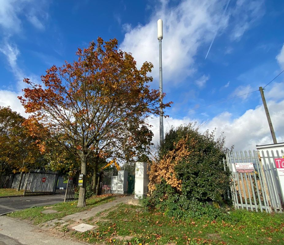 Telecommunications Mast, Redfield Road, Nottingham, NG7 2UJ