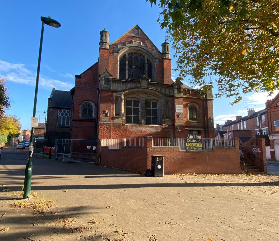 Former Community Centre at, 11 Sneinton Boulevard, Nottingham, NG2 4FD