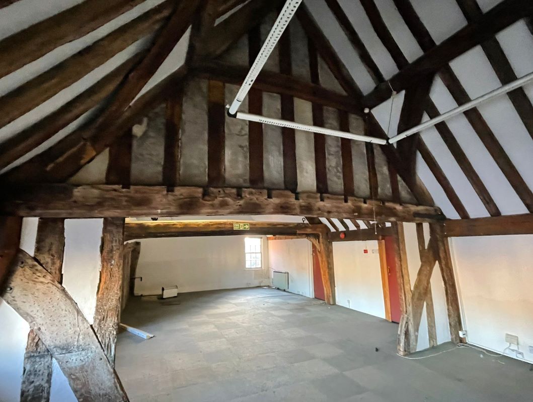 Upper floors of Ye Olde White Hart, Market Place, Newark, NG24 1EG