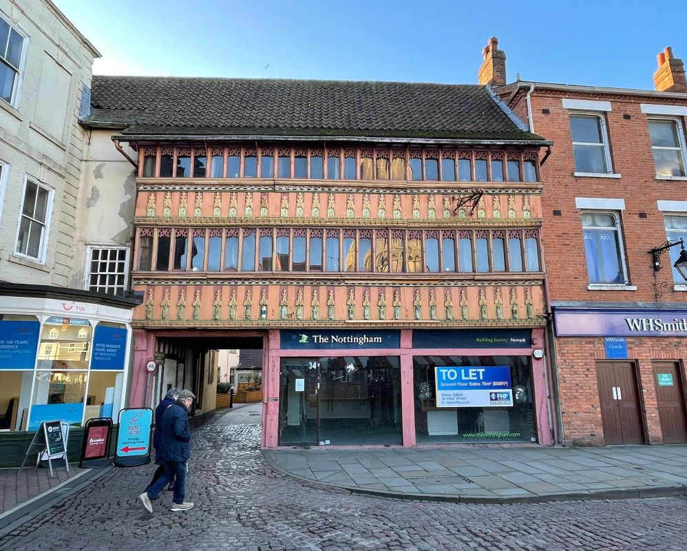 Upper floors of Ye Olde White Hart, Market Place, Newark, NG24 1EG