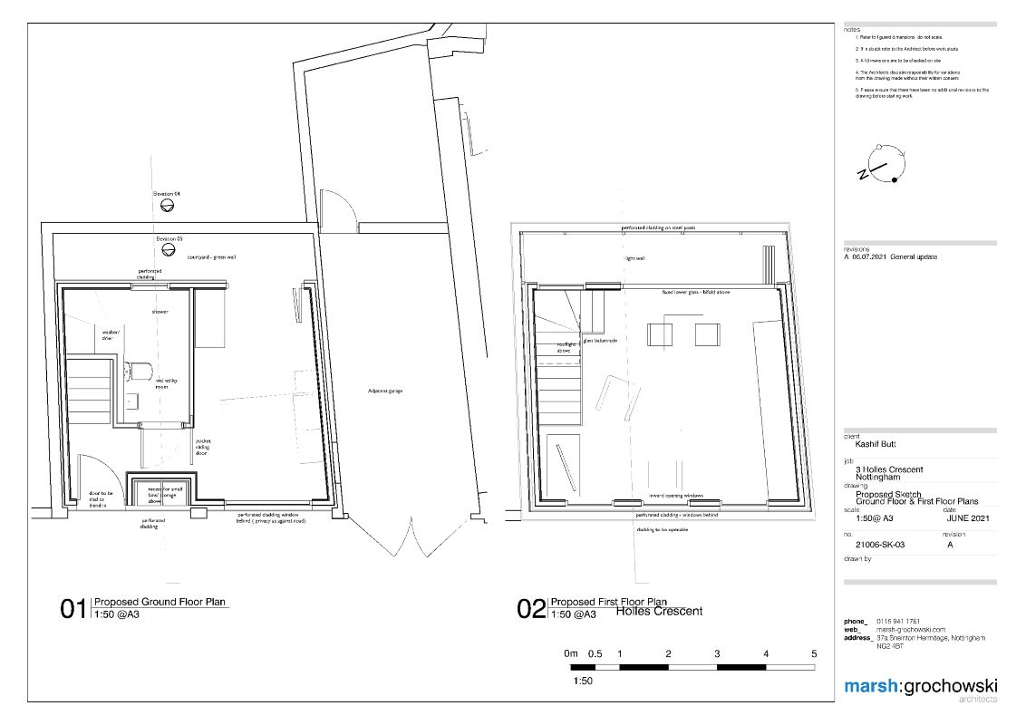 Garages adjacent to 3 Holles Crescent, The Park, Nottingham, NG7 1BZ