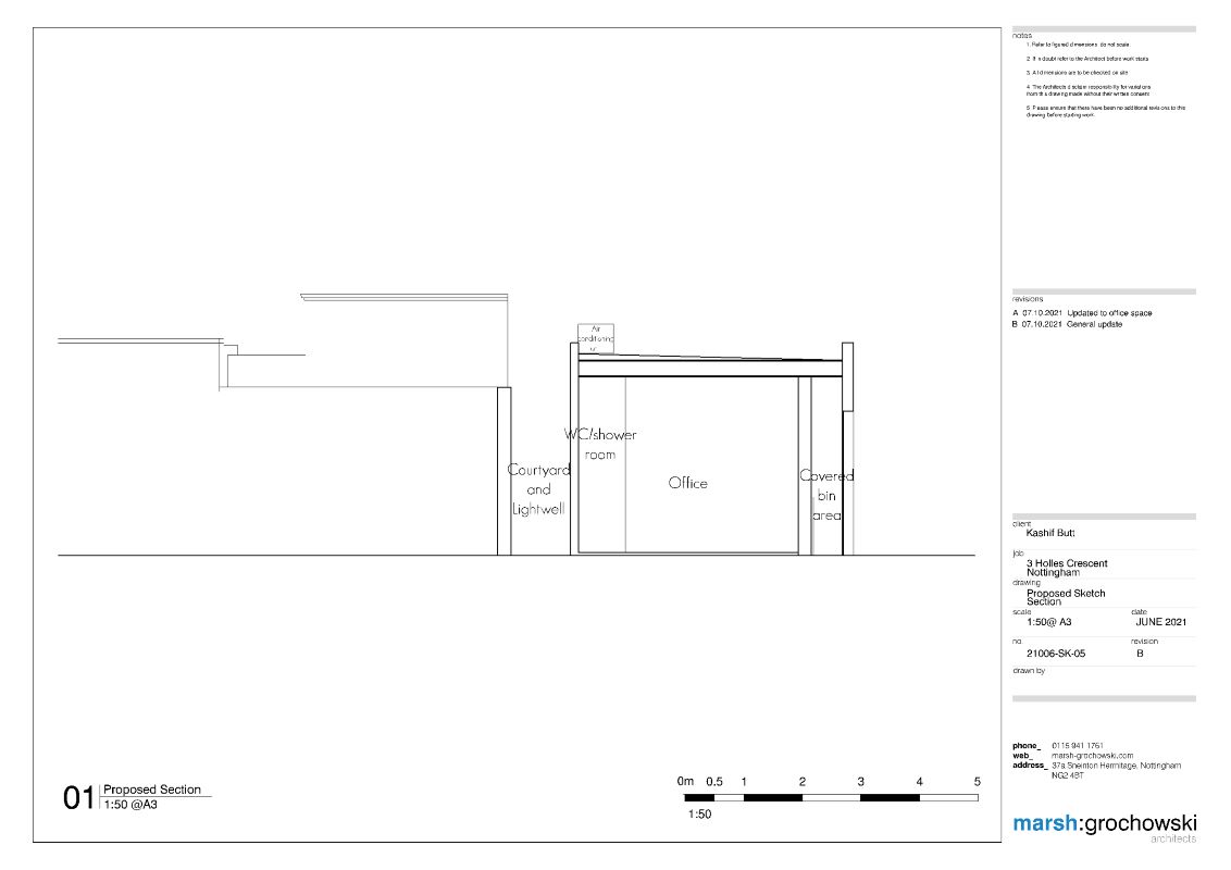 Garages adjacent to 3 Holles Crescent, The Park, Nottingham, NG7 1BZ