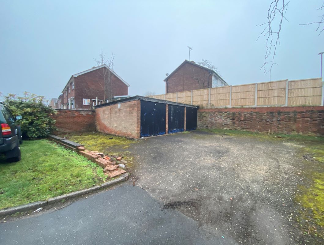 5 Garages & 2 parking spaces at Hardwick Avenue, Rainworth, Mansfield, NG21 0EA