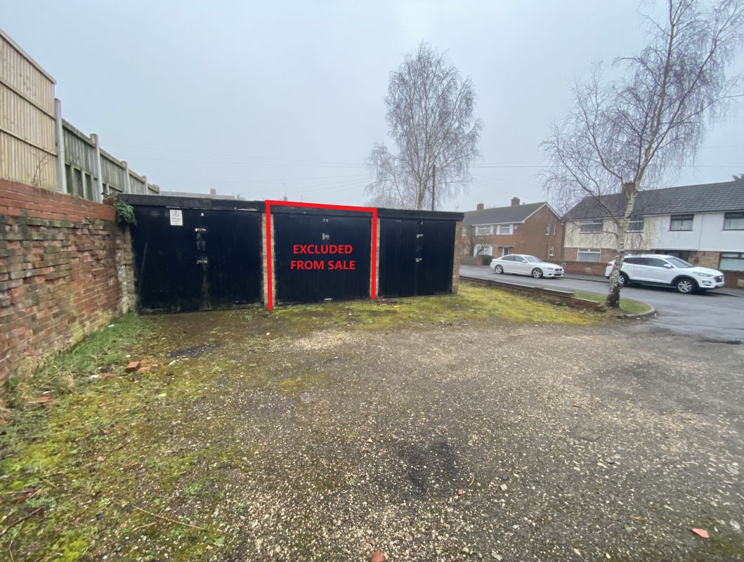 5 Garages & 2 parking spaces at Hardwick Avenue, Rainworth, Mansfield, NG21 0EA