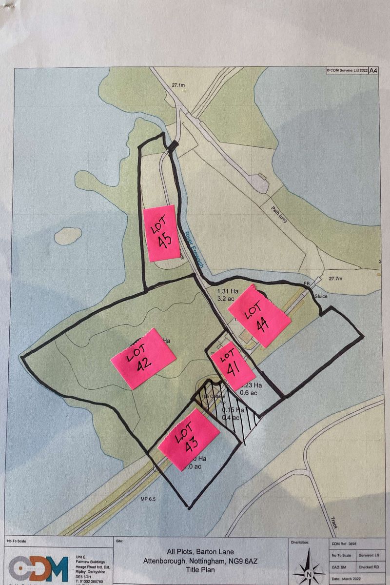 3.8 acres of land Barton Lane, Barton Ferry, Attenborough Nature Reserve, Nottingham, NG9 6DY