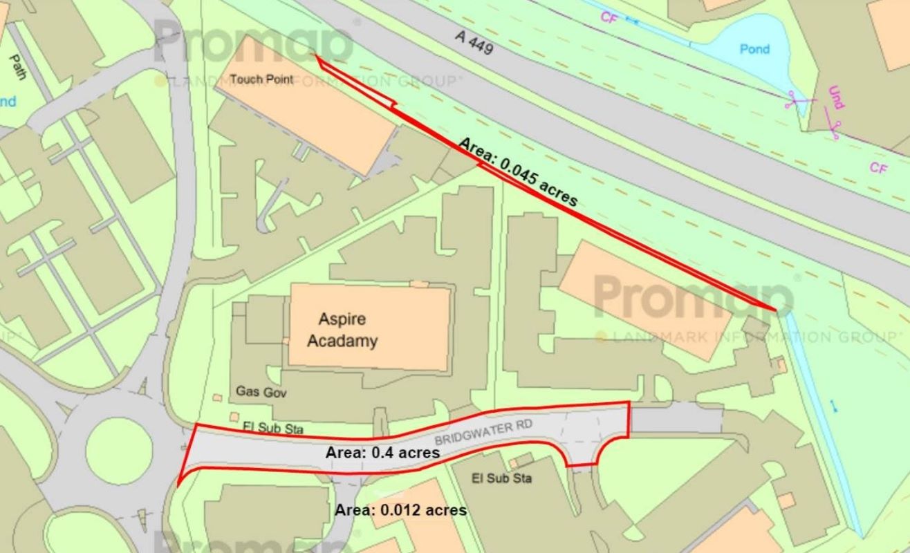 Roadway & a parcel of land Bridgwater Road, Worcester, WR4 9FQ