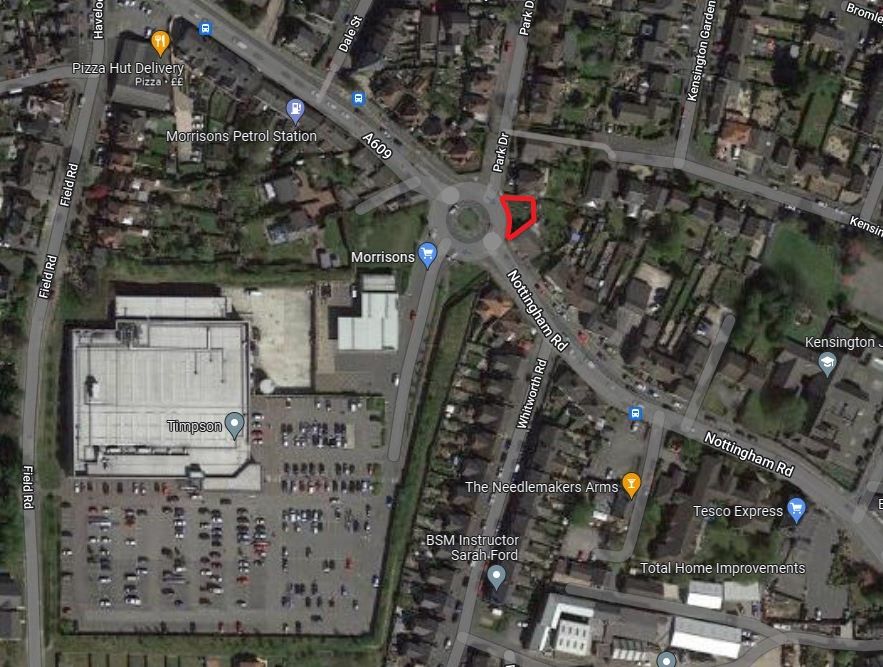 Land adjacent to, 102 Nottingham Road, Ilkeston, Derbyshire, DE7 5NW