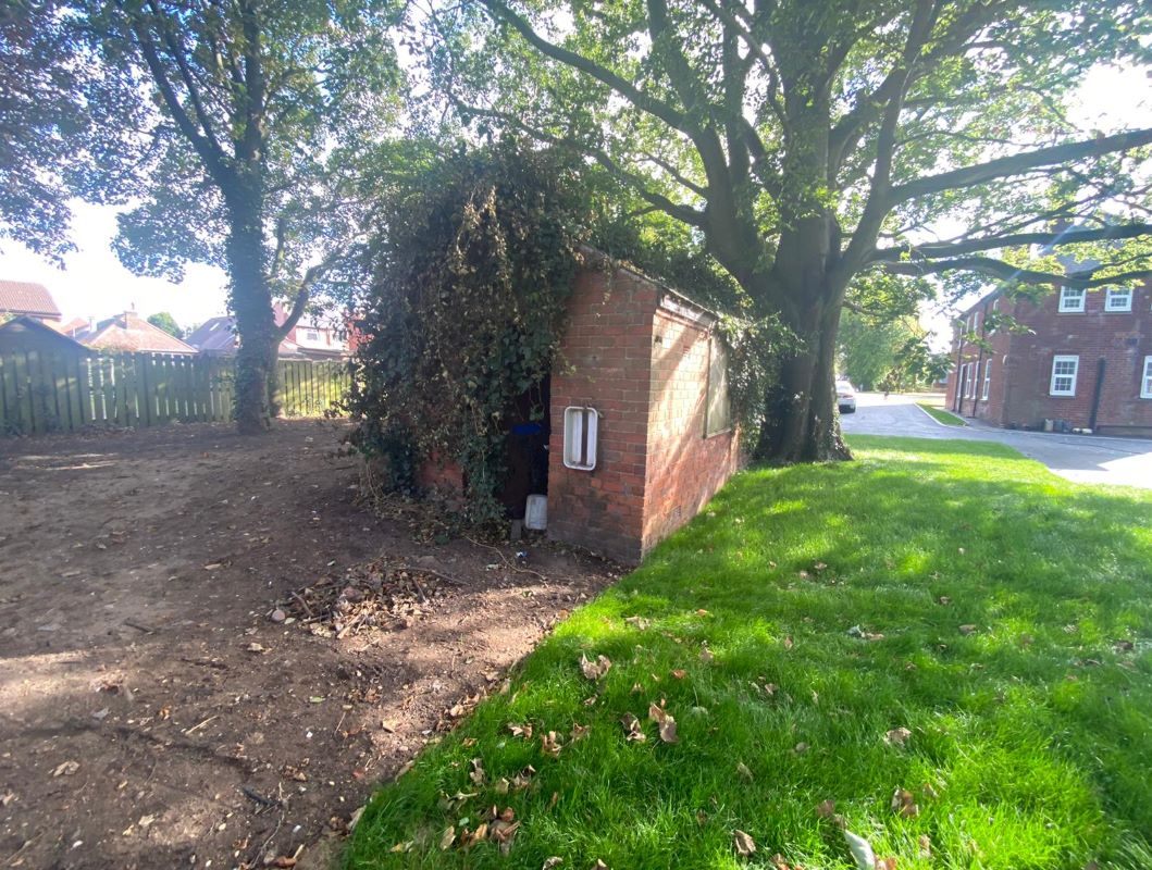 Land and Brick Shed to rear of The Hive, Southwell Road West, Mansfield, NG18 4XX