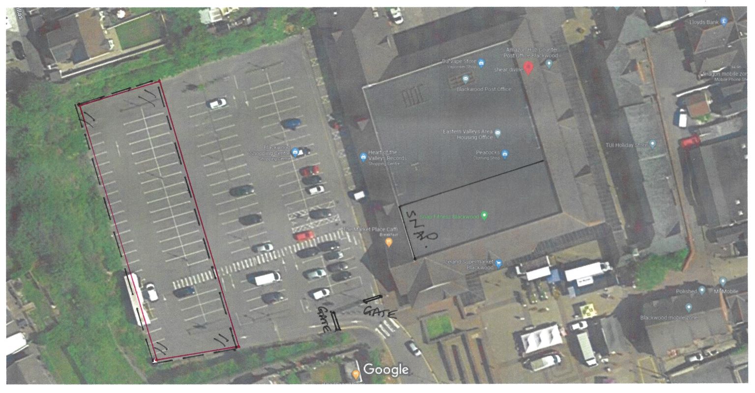 Car Park & Land, The Market Place Blackwood Shopping Centre, Blackwood, NP12 1AU