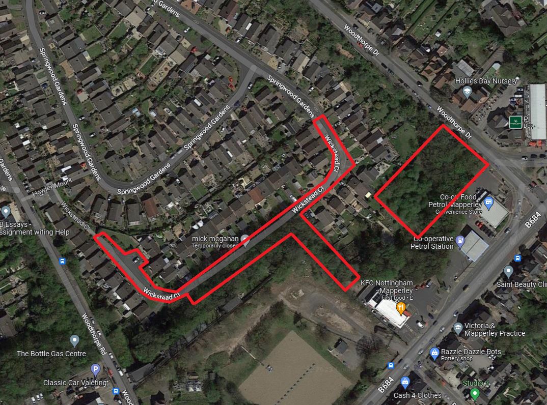 Land off Wickstead Close & Woodthorpe Drive, Mapperley Top, Nottingham, NG5 4HF