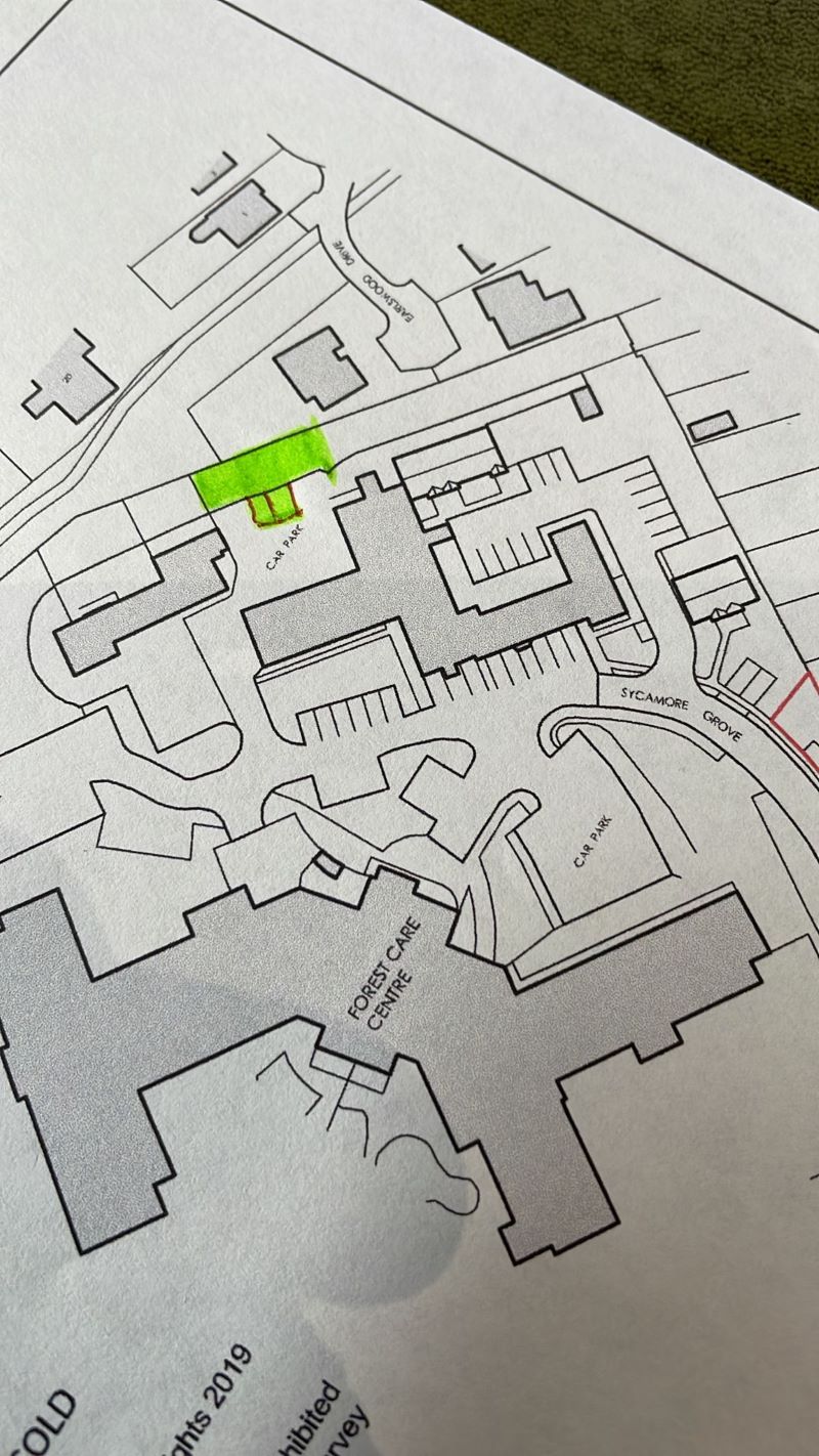 Land & Parking Spaces at The Hive, Southwell Road West, Mansfield, Nottinghamshire, NG18 4XX