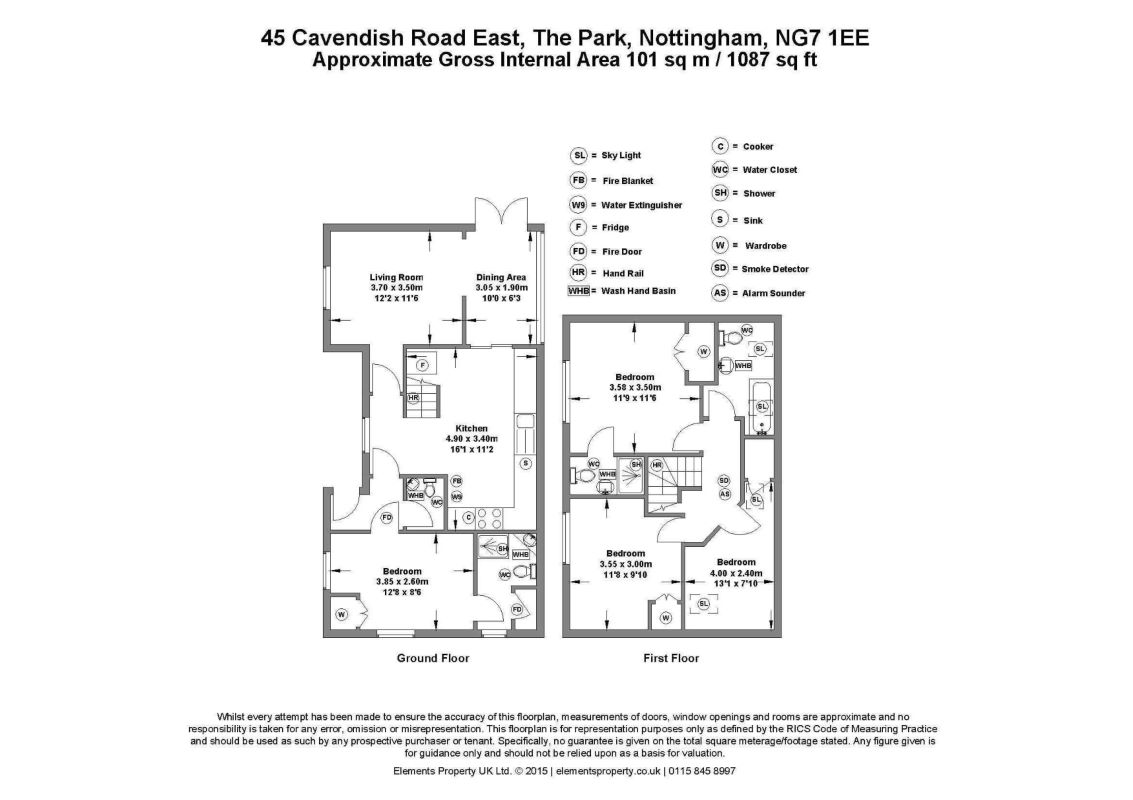 45 Cavendish Road East, The Park, Nottingham, NG7 1EE