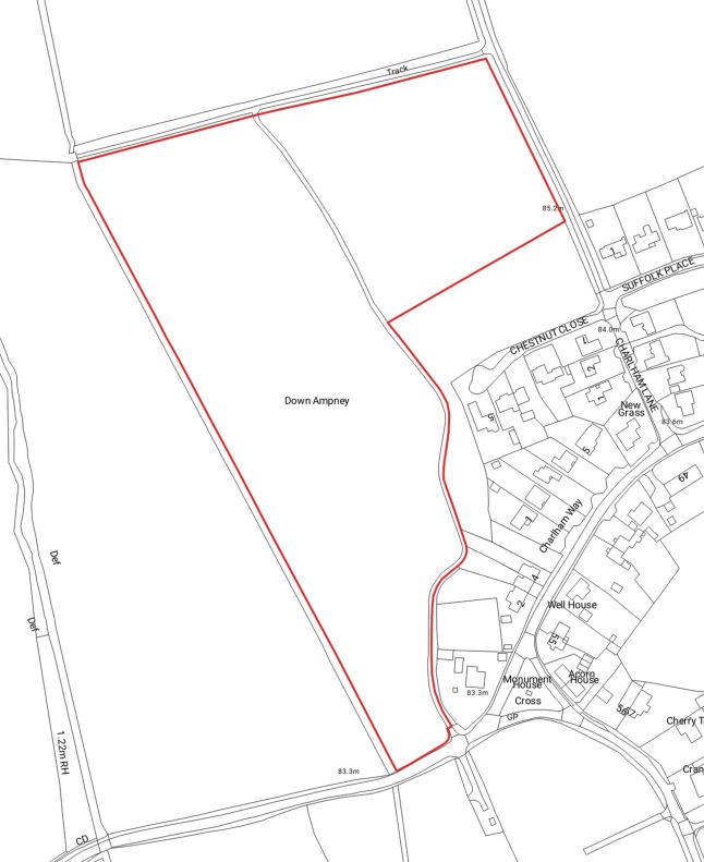 14.38 Acres of Land off, Down Ampney Road, Down Ampney, Gloucestershire, GL7 5QZ