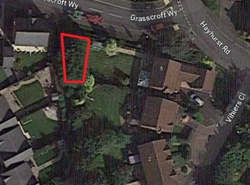 Land to the rear of No 5, Vihiers Close, Whalley, Clitheroe, BB7 9UH