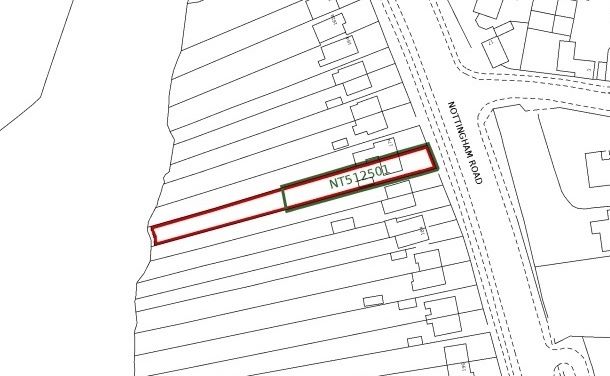 Land to the rear of 176 Nottingham Road, Hucknall, NG15 7ET