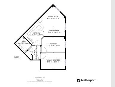 Flat 9 Royal Victoria Court, Gamble Street, Nottingham, NG7 4ET