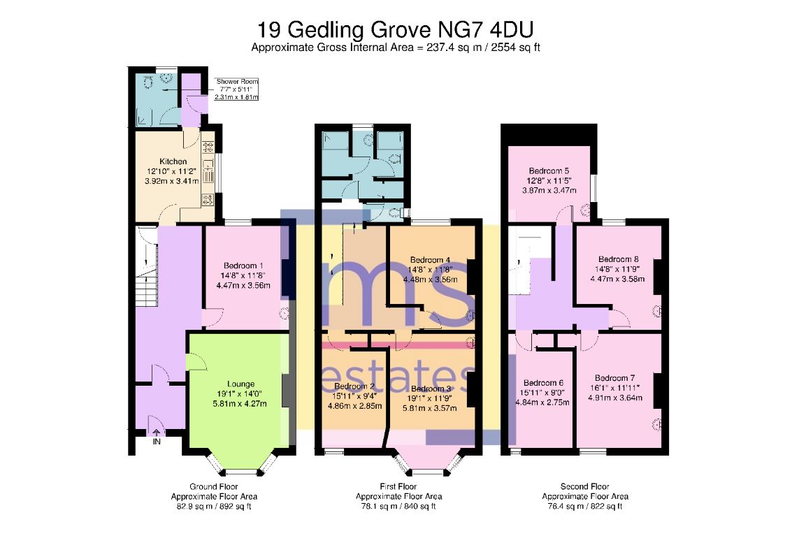 19 Gedling Grove, Arboretum, Nottingham, NG7 4DU