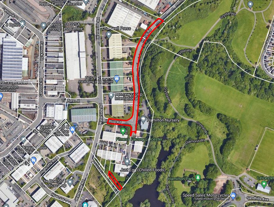 10 Parcels of Land off Waterside Road, Hilltop Road & Tuxford Road, Hamilton, Leicester, LE5 1TL