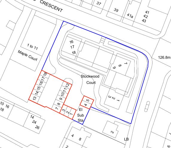 17 lock-up Garages Stockwood Court, Stockwood Crescent, Luton, Bedfordshire, LU1 3ST