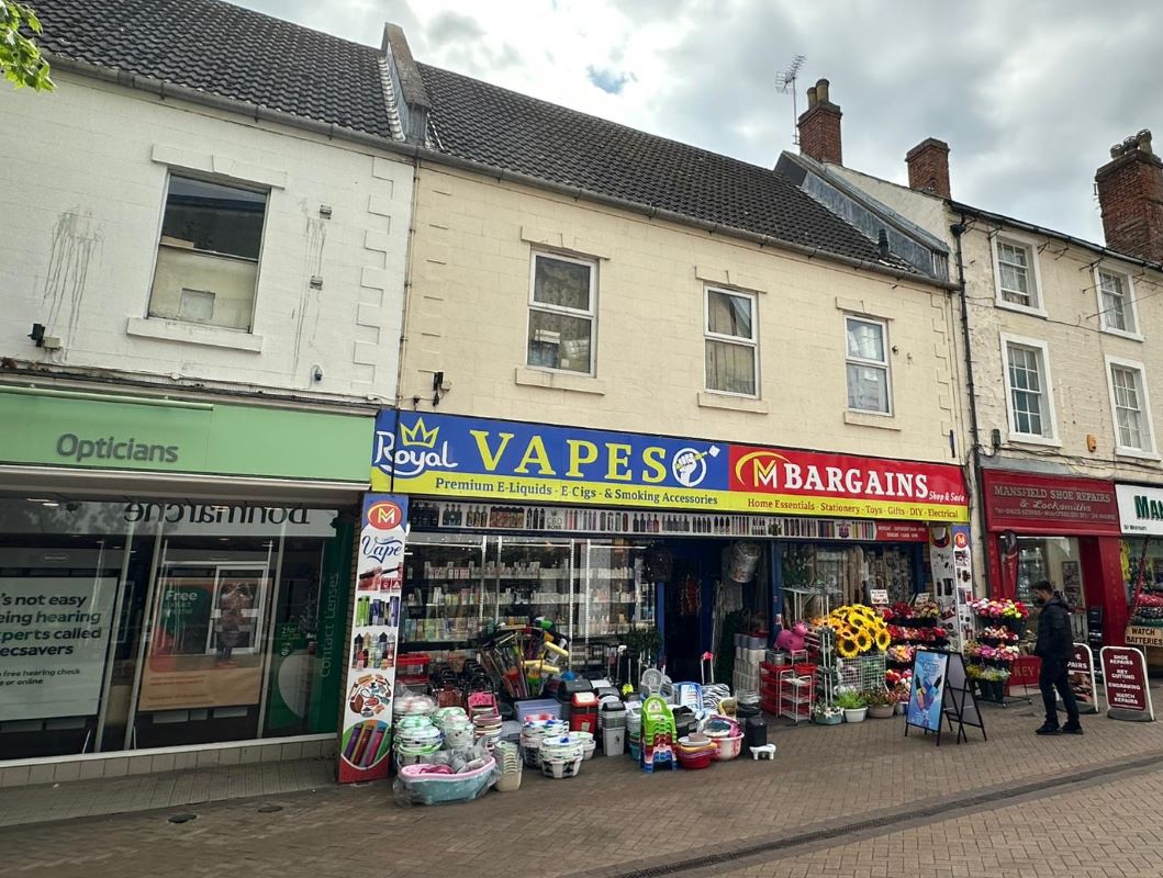 Units 1 & 2, 55 West Gate, Mansfield, Nottinghamshire, NG18 1RU