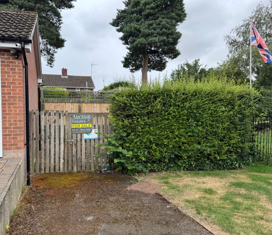 Land between Houses 7 & 8, Pine Close, Rainworth, Mansfield, Nottinghamshire, NG21 0DN