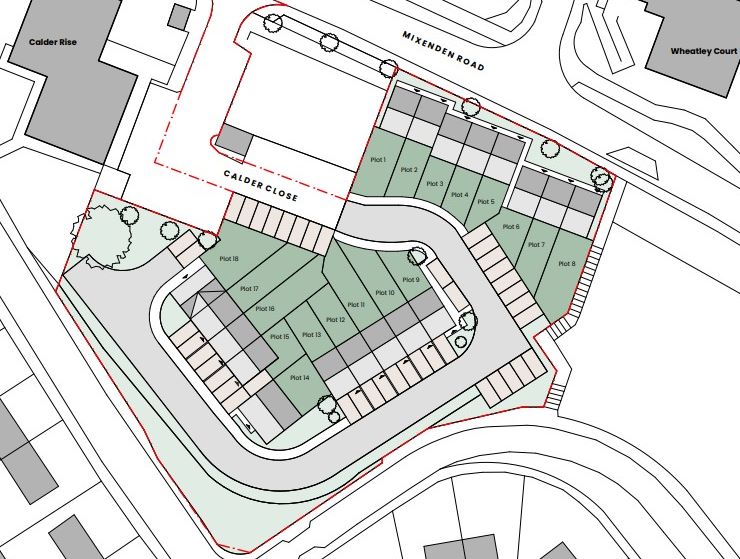 1.04 acres of land off Calder Close, Halifax, Calderdale, HX2 8PB