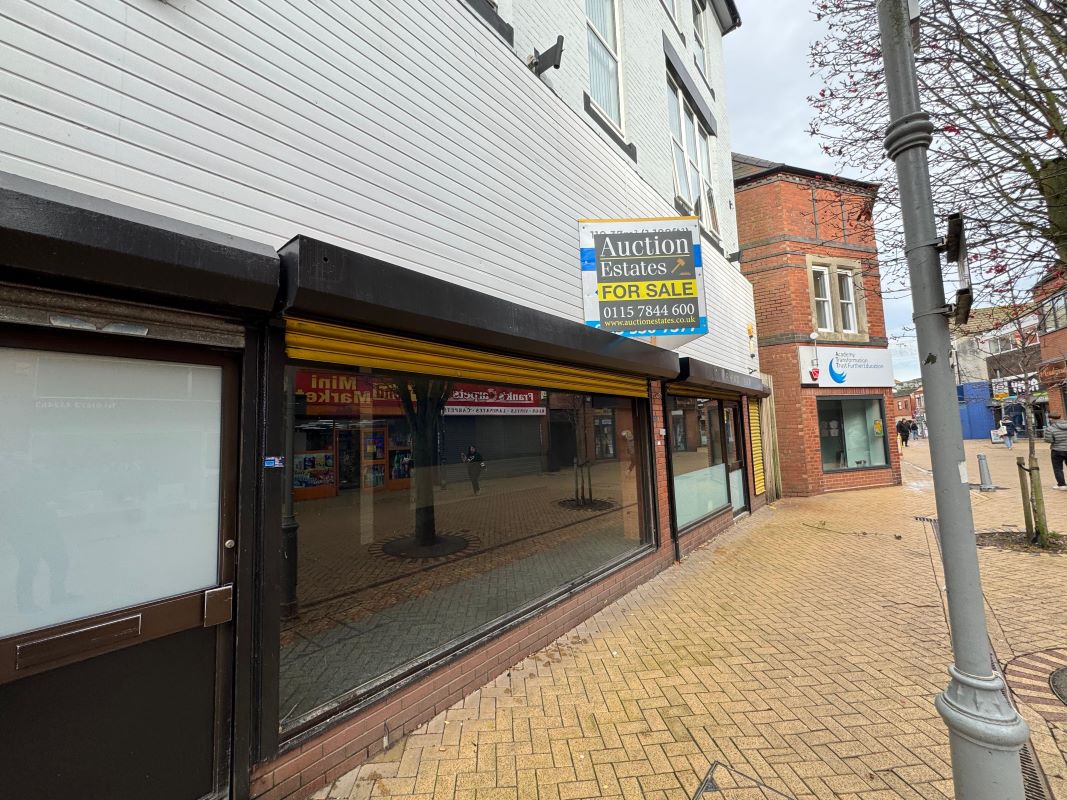Ground Floor Retail Unit, 5-7 Low Street, Sutton in Ashfield, Nottinghamshire, NG17 1DH
