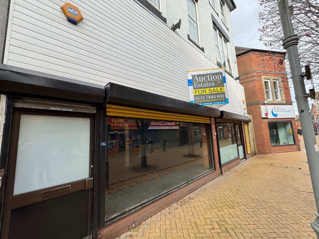 Ground Floor Retail Unit, 5-7 Low Street, Sutton in Ashfield, Nottinghamshire, NG17 1DH