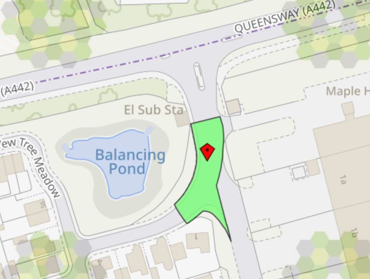 Land in Yew Tree Meadow, Hadley, Telford, Shropshire, TF1 6AN