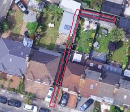 Land between 21 & 19 Porlock Road, Enfield, Middlesex, EN1 2NH