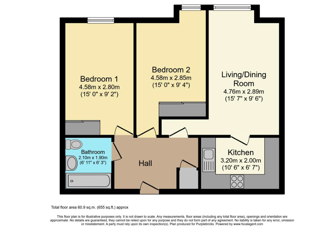 Flat 404 8 Clement Street, Birmingham, West Midlands, B1 2SN