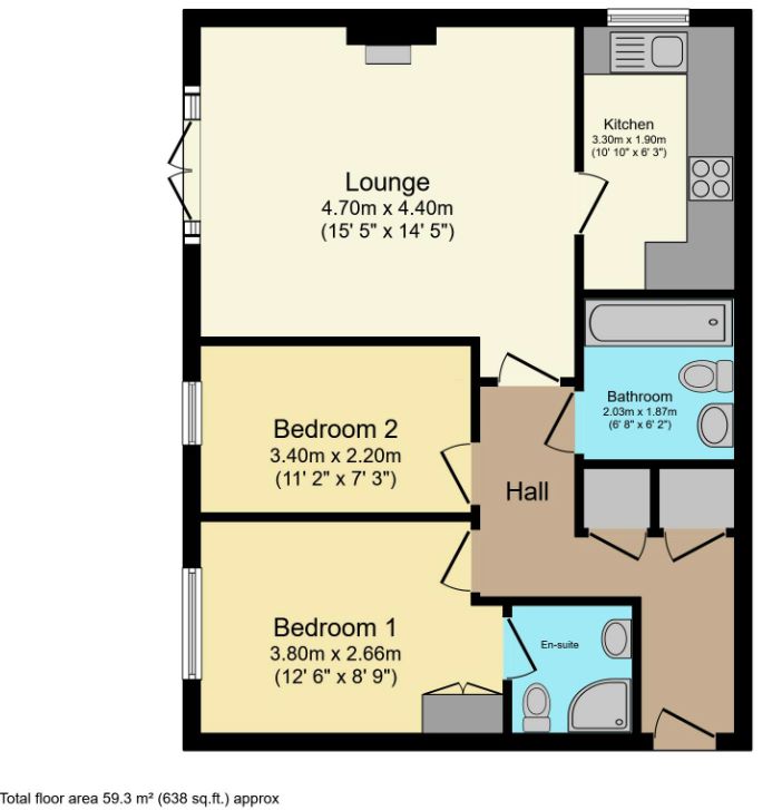 17 Bodiam Court, Maidstone, Kent, ME16 8LZ