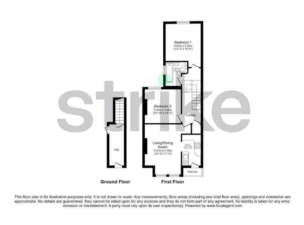 First Floor Flat, 6 Hawks Road, Kingston upon Thames, Kingston upon Thames, KT1 3EG